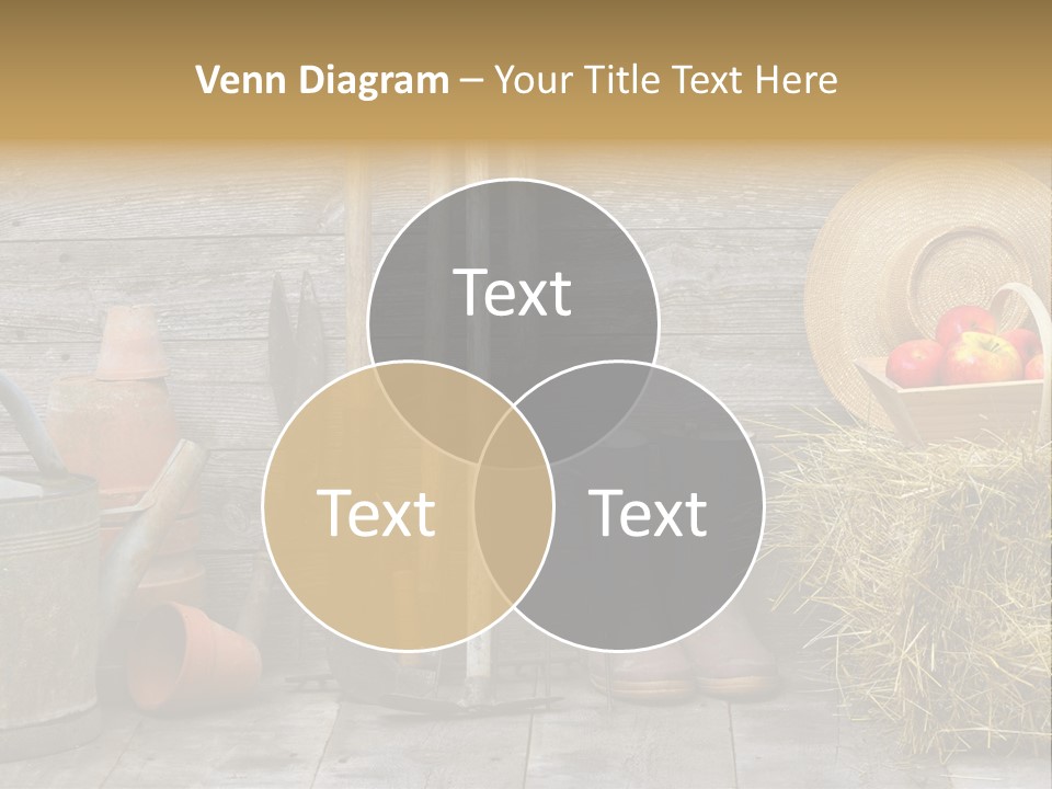 Basket Work Fork PowerPoint Template