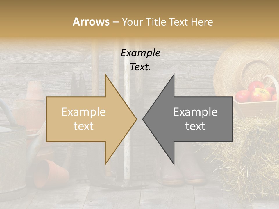 Basket Work Fork PowerPoint Template