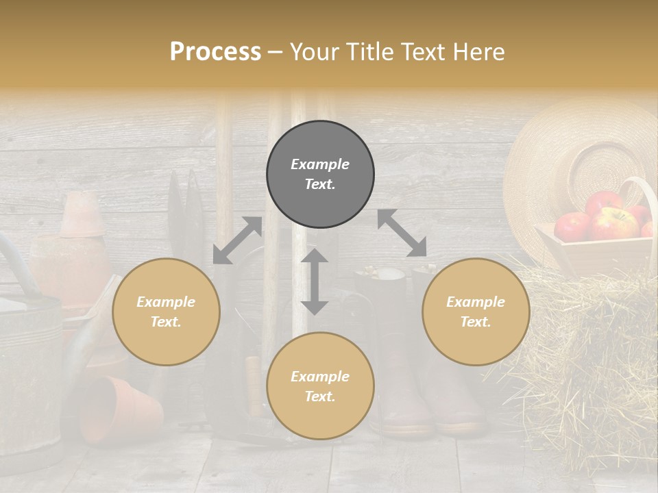 Basket Work Fork PowerPoint Template