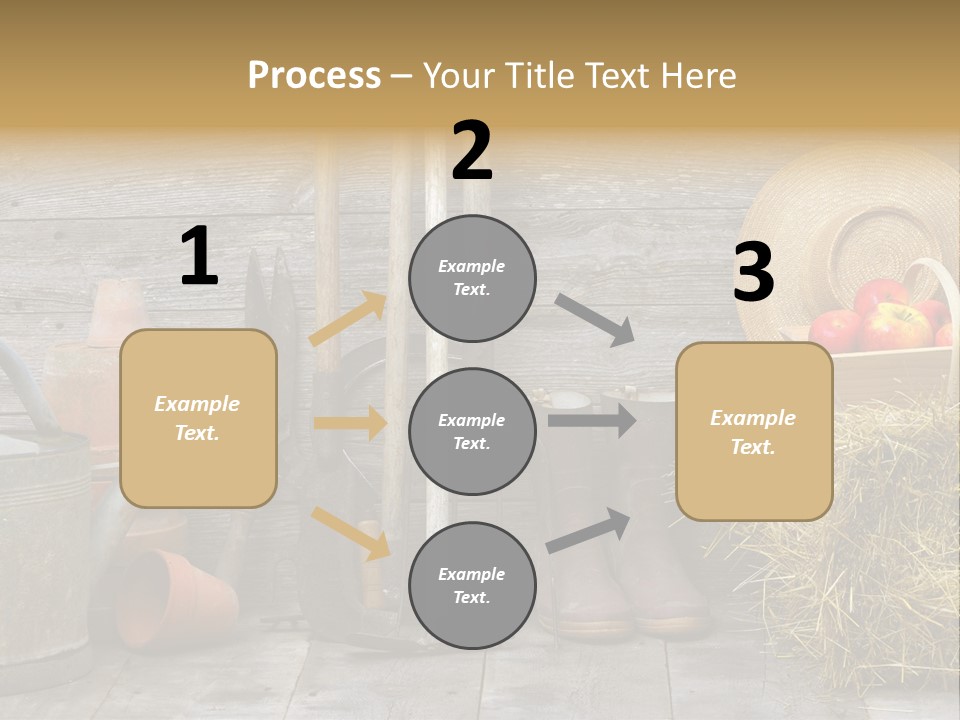 Basket Work Fork PowerPoint Template