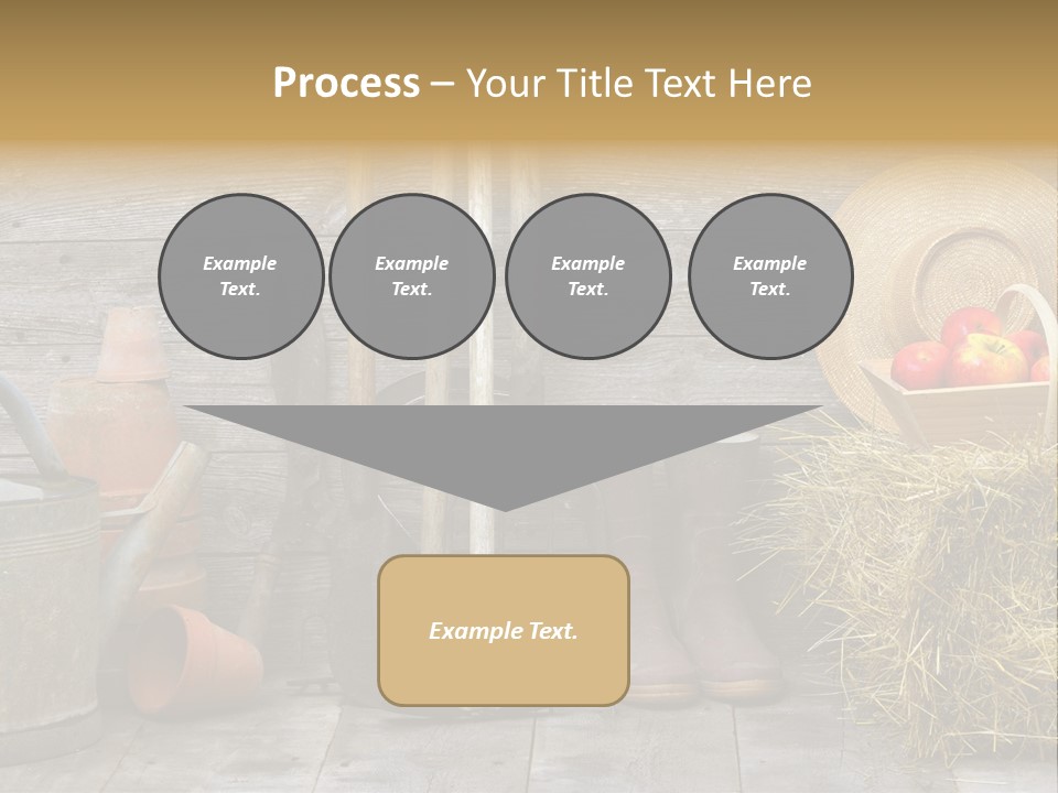 Basket Work Fork PowerPoint Template
