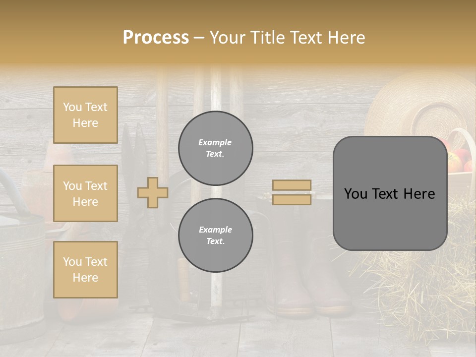 Basket Work Fork PowerPoint Template