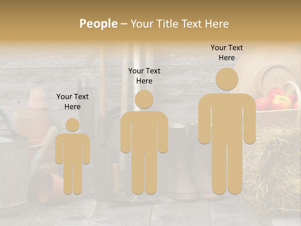 Basket Work Fork PowerPoint Template