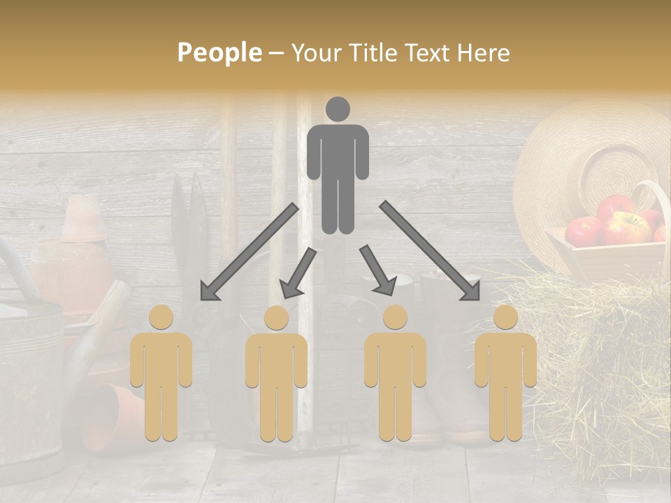 Basket Work Fork PowerPoint Template