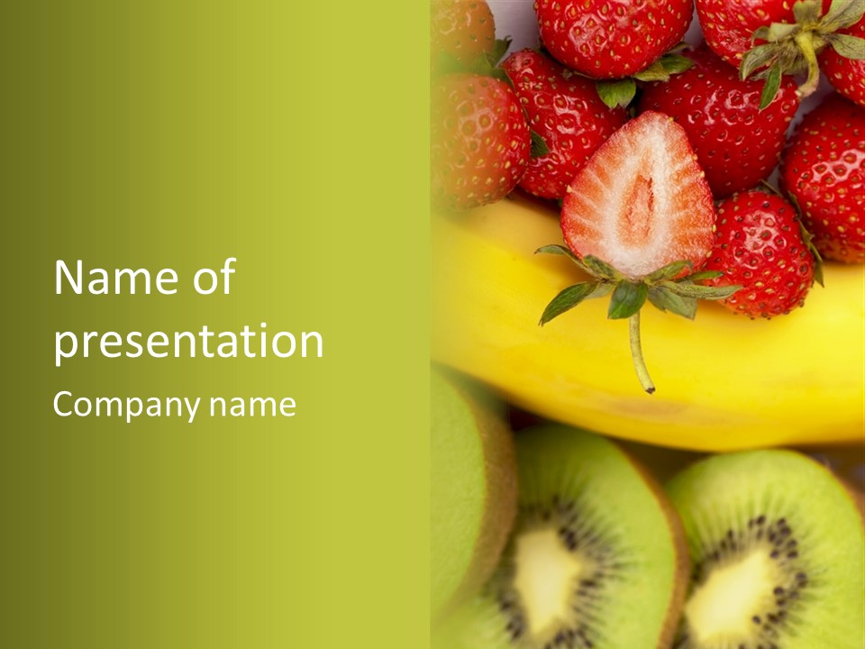 Food Yellow Energy PowerPoint Template