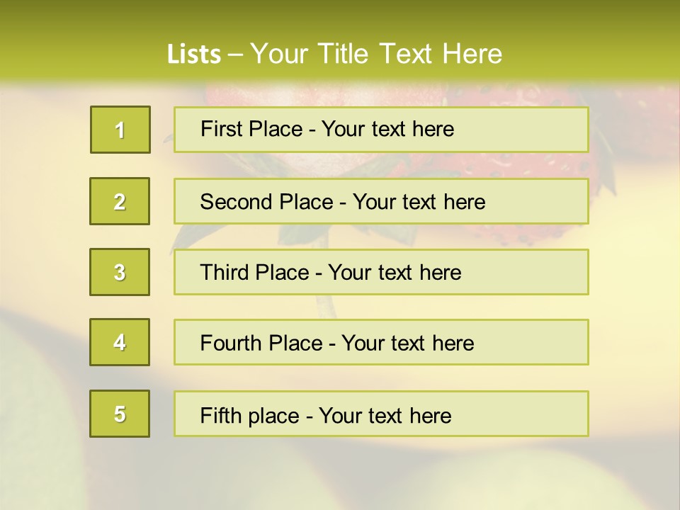 Food Yellow Energy PowerPoint Template