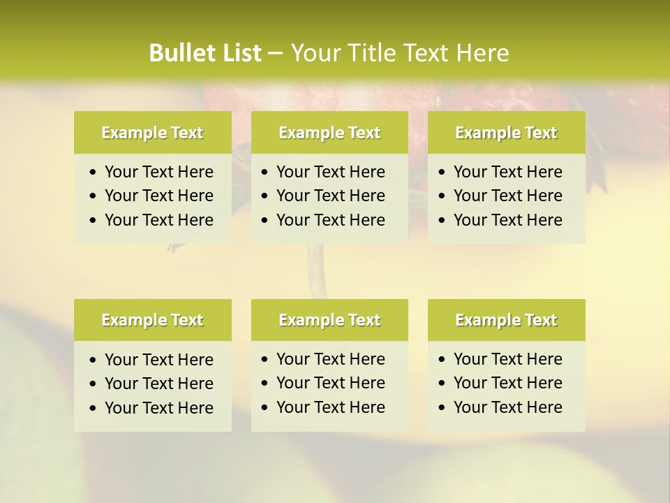 Food Yellow Energy PowerPoint Template