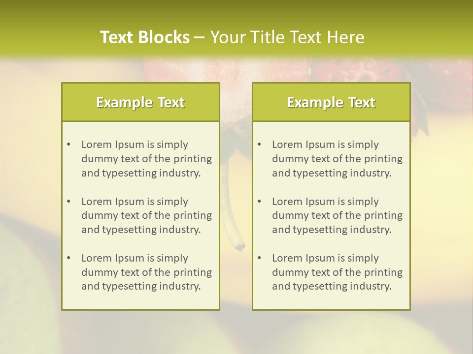 Food Yellow Energy PowerPoint Template