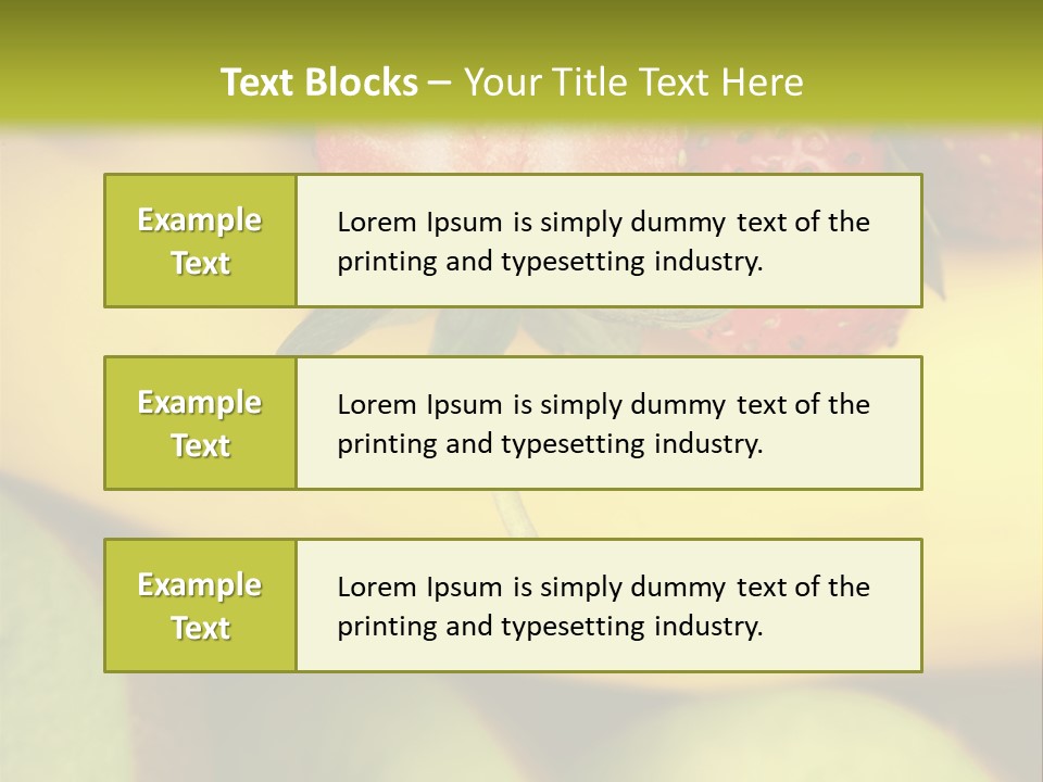 Food Yellow Energy PowerPoint Template