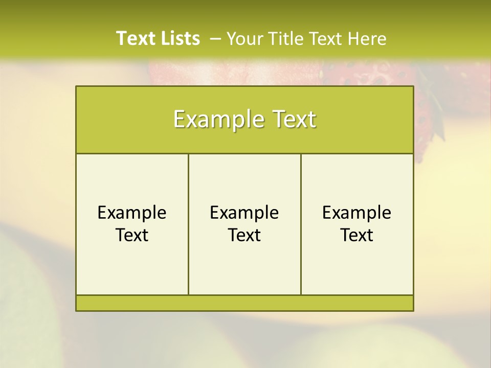 Food Yellow Energy PowerPoint Template