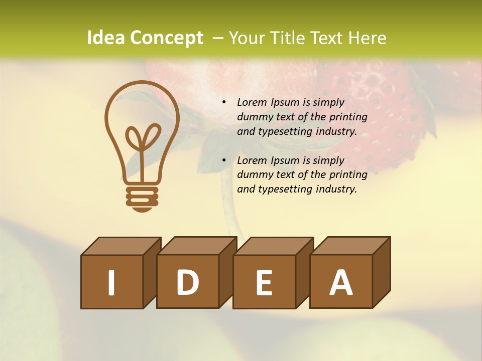 Food Yellow Energy PowerPoint Template