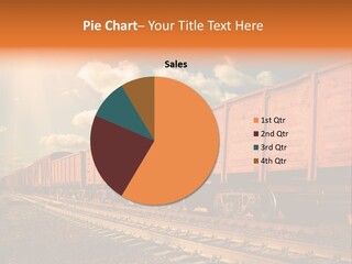 Station Clouds Railing PowerPoint Template