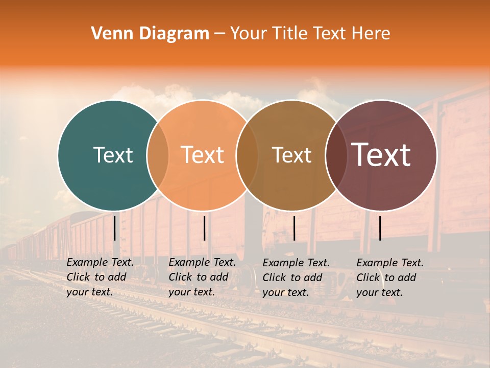 Station Clouds Railing PowerPoint Template
