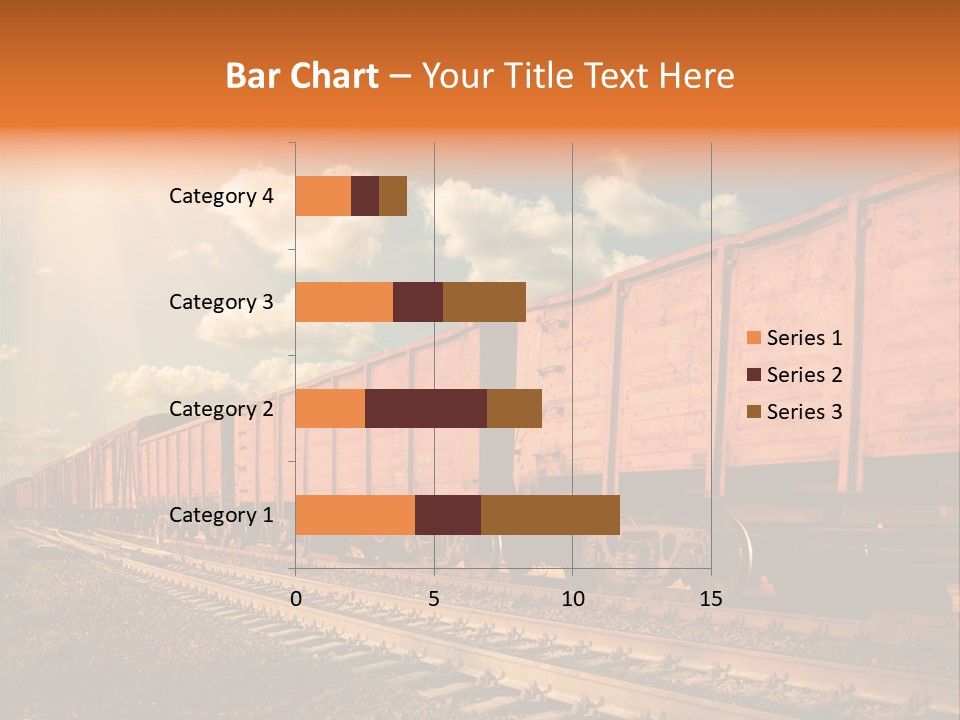 Station Clouds Railing PowerPoint Template