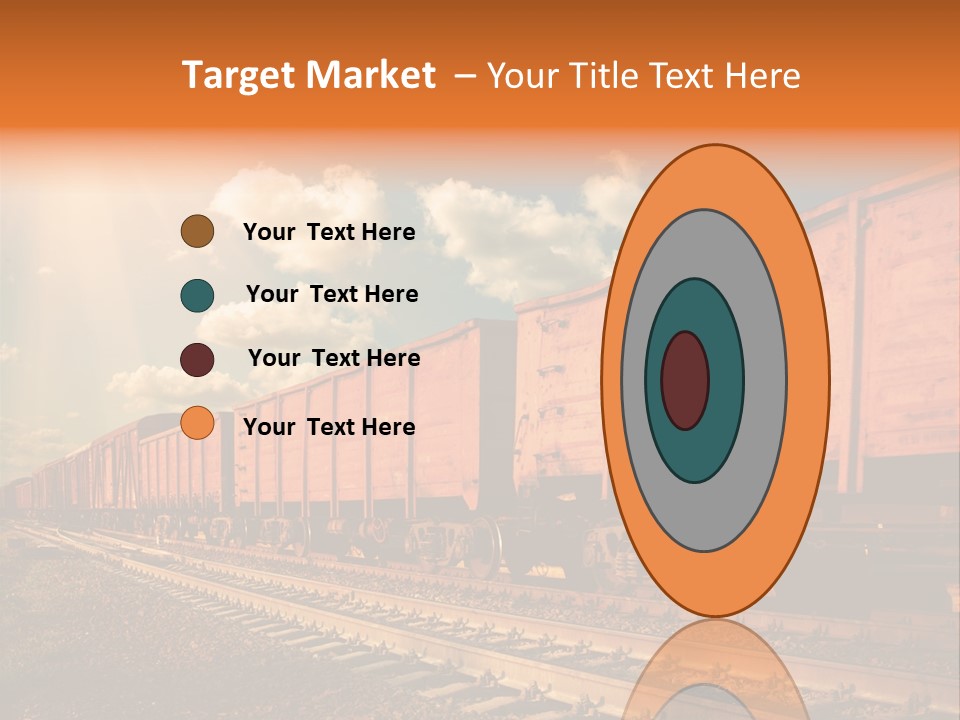 Station Clouds Railing PowerPoint Template