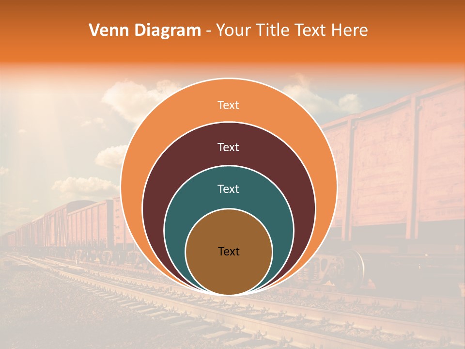 Station Clouds Railing PowerPoint Template