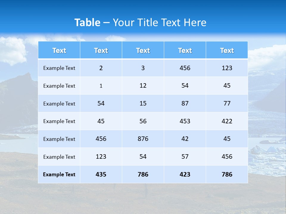 National Big Park PowerPoint Template
