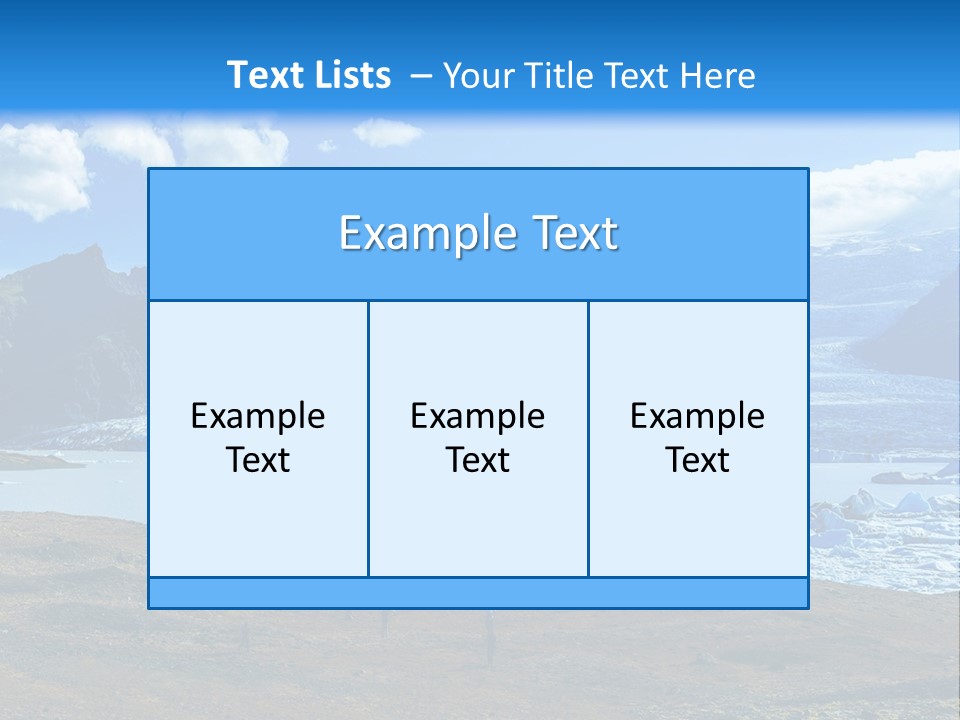 National Big Park PowerPoint Template