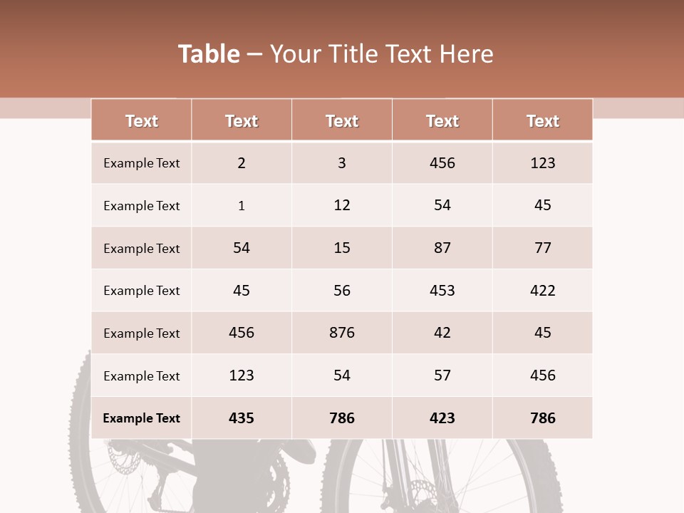 Health Riding Cost PowerPoint Template
