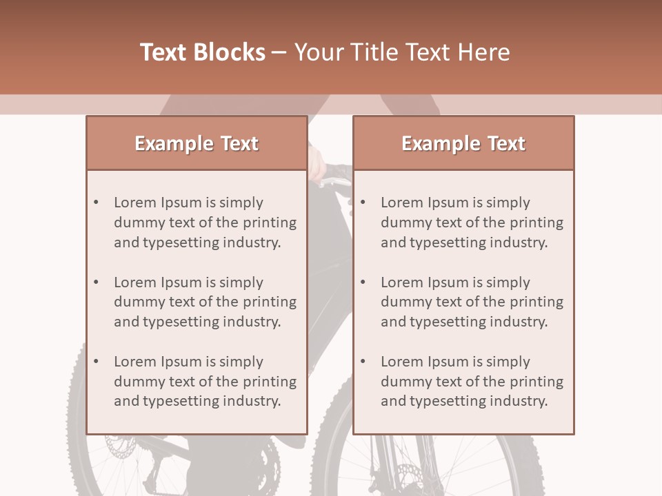 Health Riding Cost PowerPoint Template