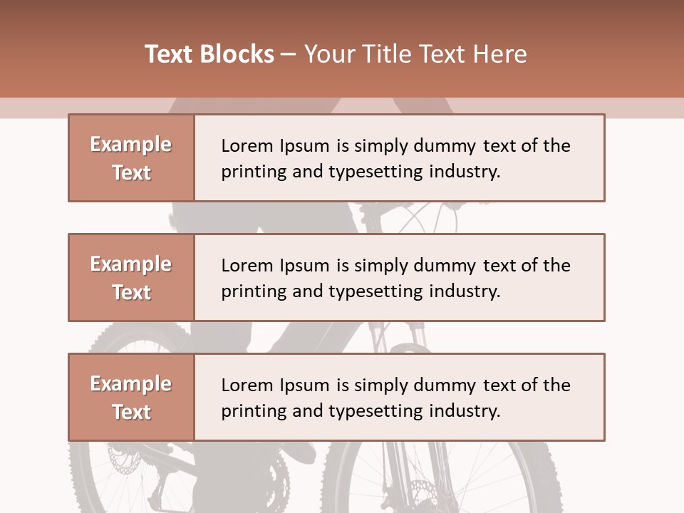 Health Riding Cost PowerPoint Template