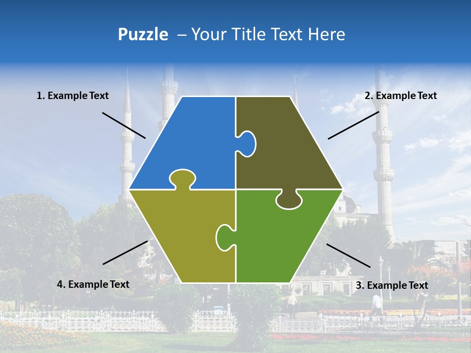 Roof Orient Tower PowerPoint Template