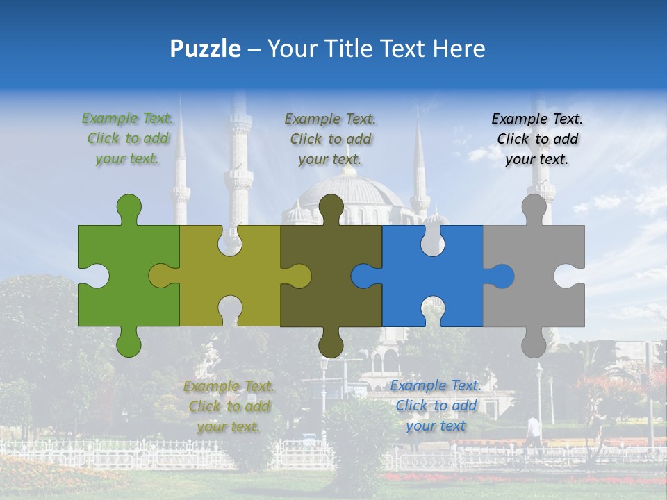 Roof Orient Tower PowerPoint Template