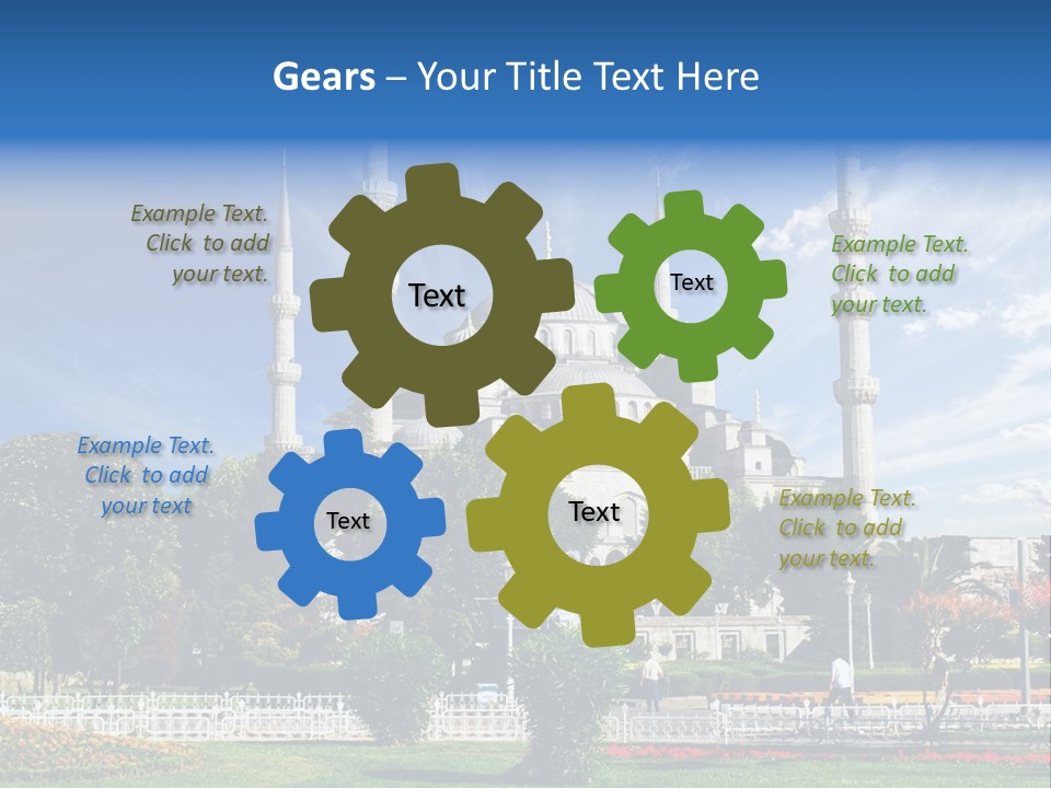 Roof Orient Tower PowerPoint Template