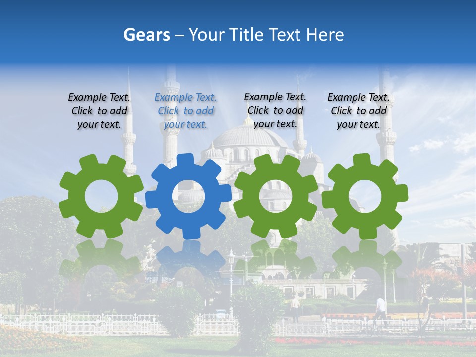 Roof Orient Tower PowerPoint Template