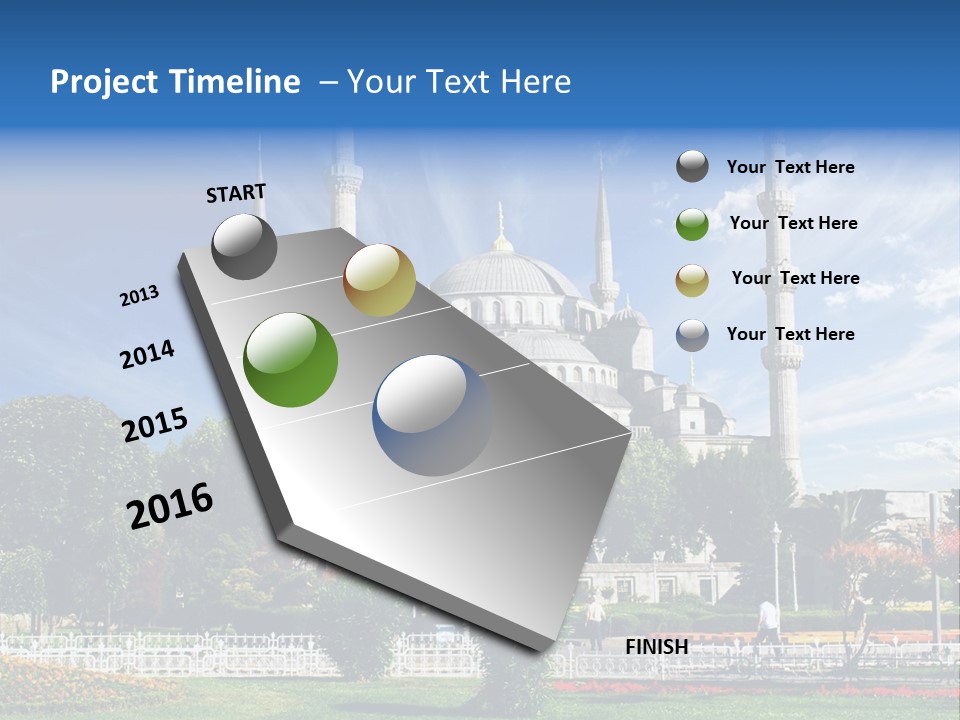 Roof Orient Tower PowerPoint Template