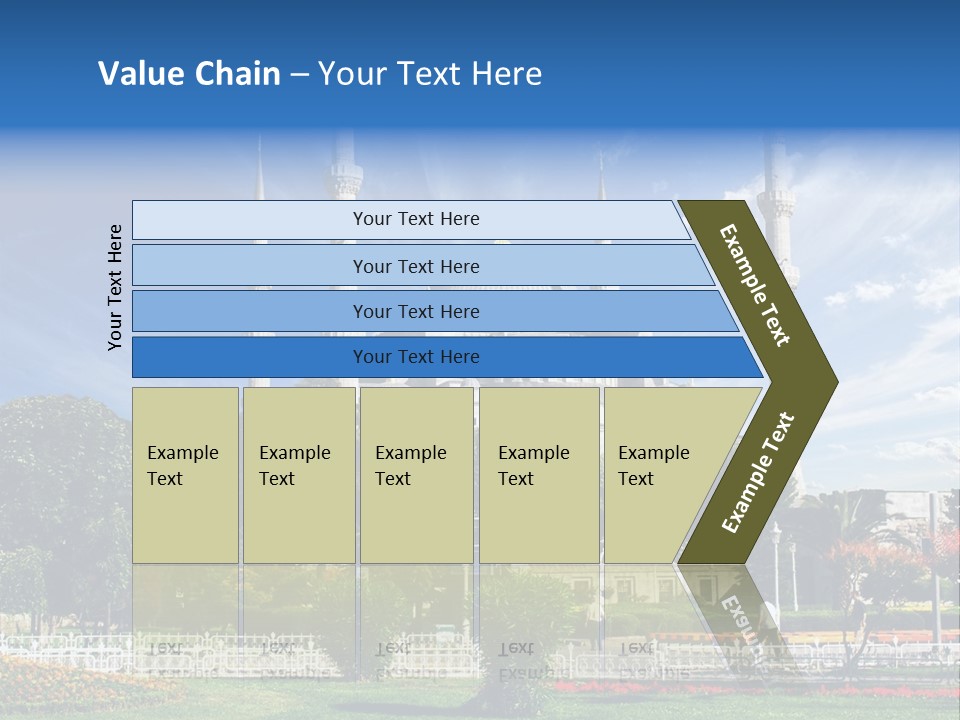 Roof Orient Tower PowerPoint Template