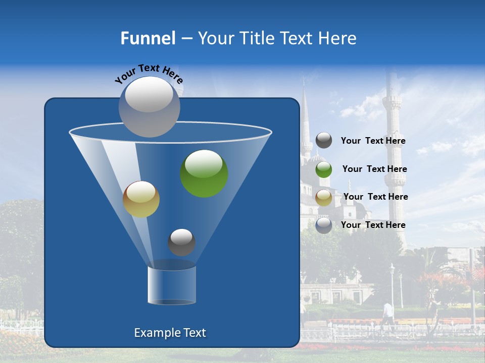Roof Orient Tower PowerPoint Template