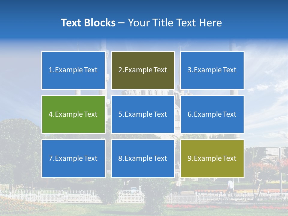 Roof Orient Tower PowerPoint Template