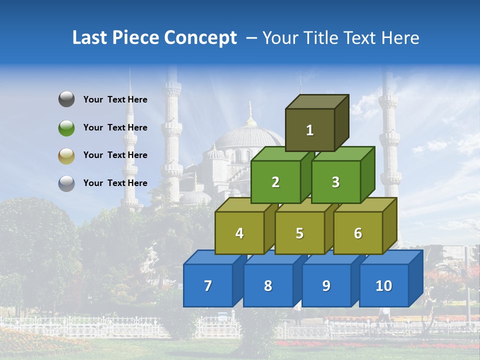 Roof Orient Tower PowerPoint Template