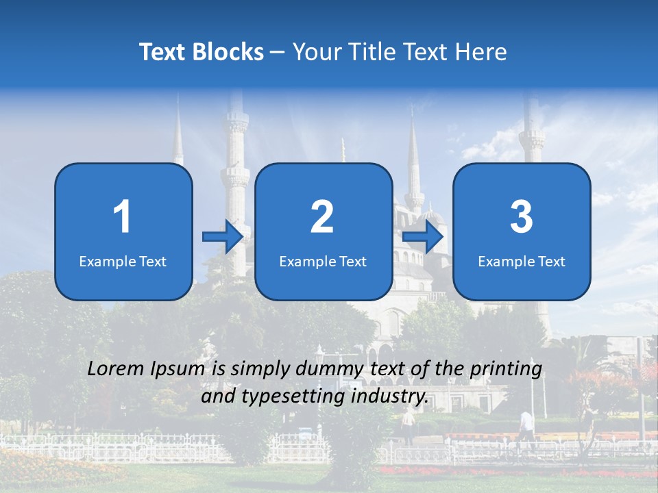 Roof Orient Tower PowerPoint Template