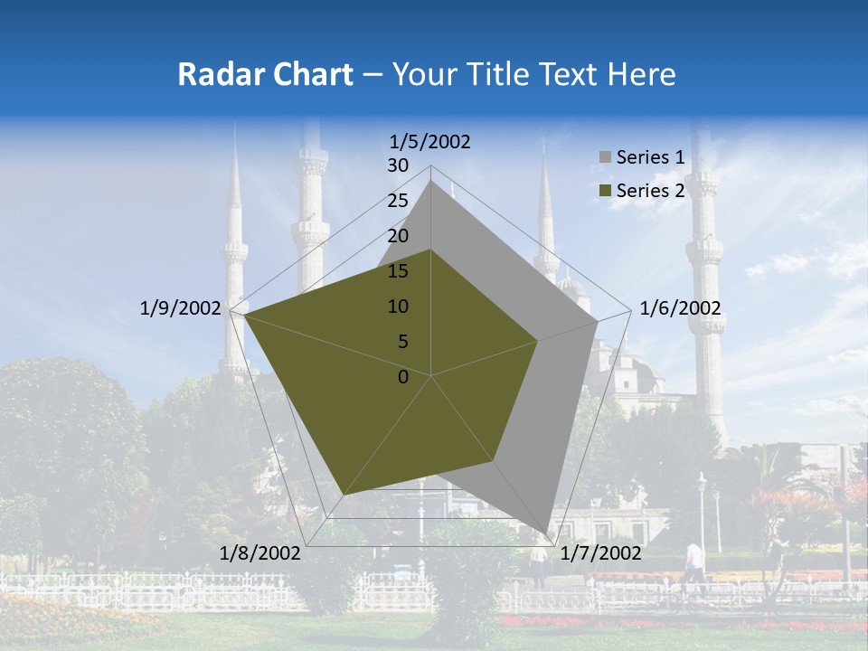 Roof Orient Tower PowerPoint Template