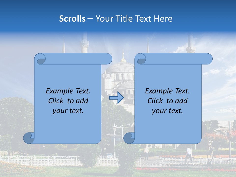 Roof Orient Tower PowerPoint Template