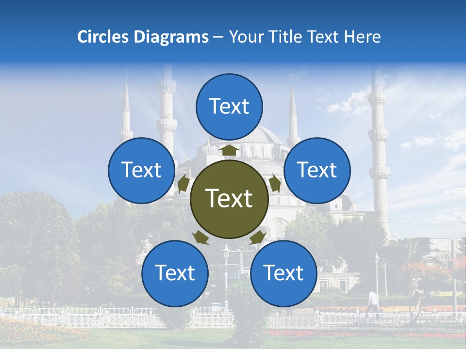 Roof Orient Tower PowerPoint Template