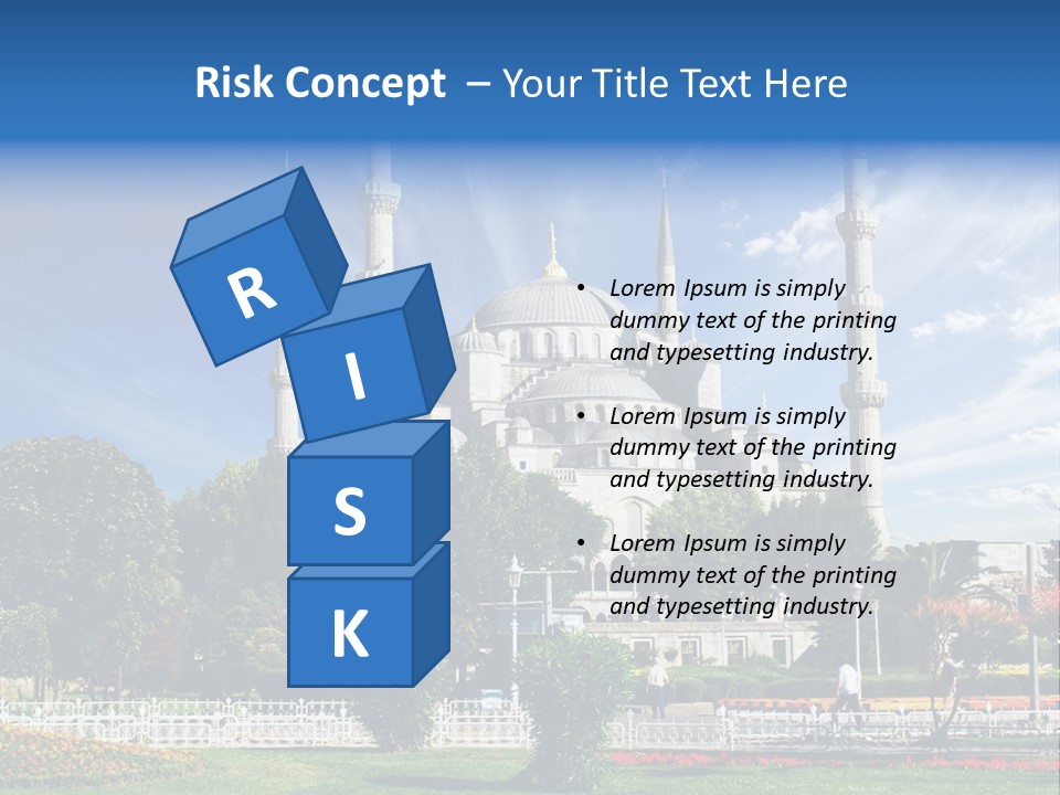 Roof Orient Tower PowerPoint Template