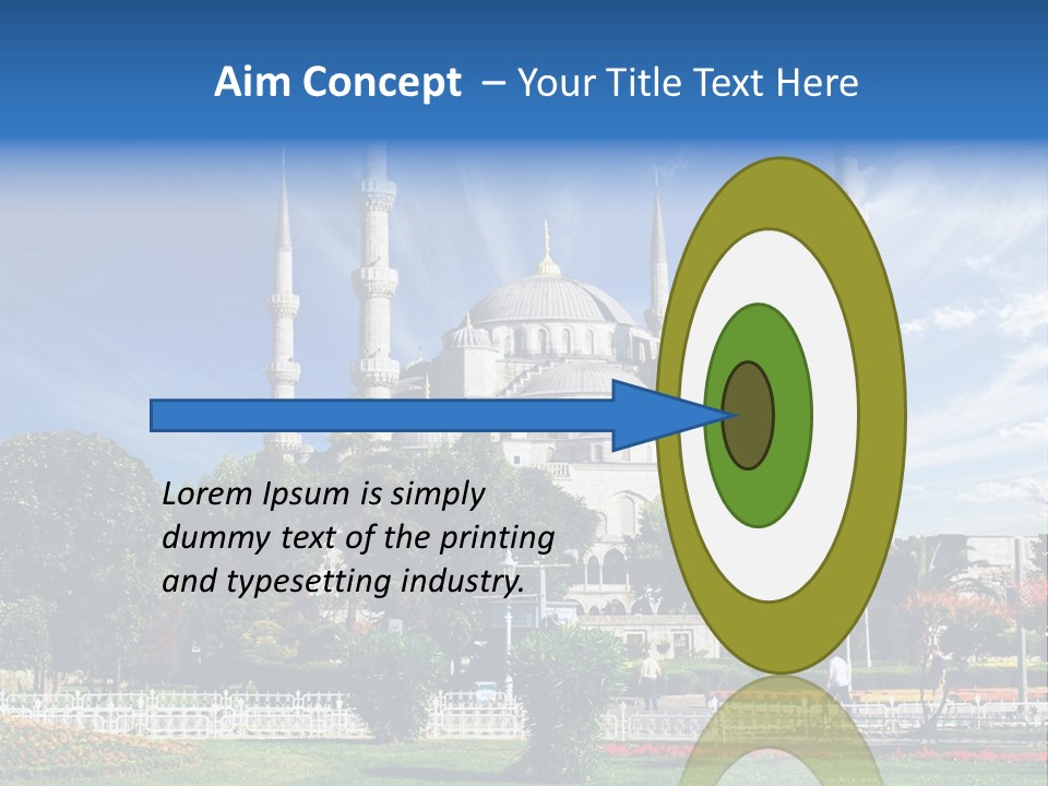Roof Orient Tower PowerPoint Template