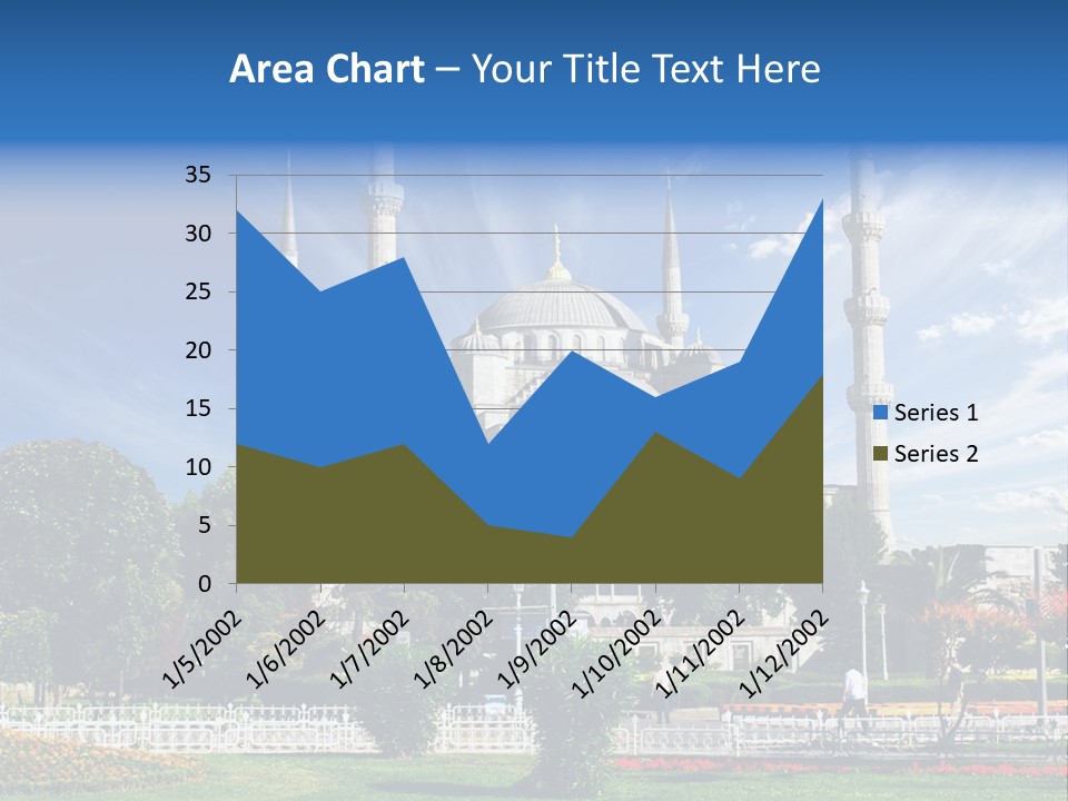 Roof Orient Tower PowerPoint Template