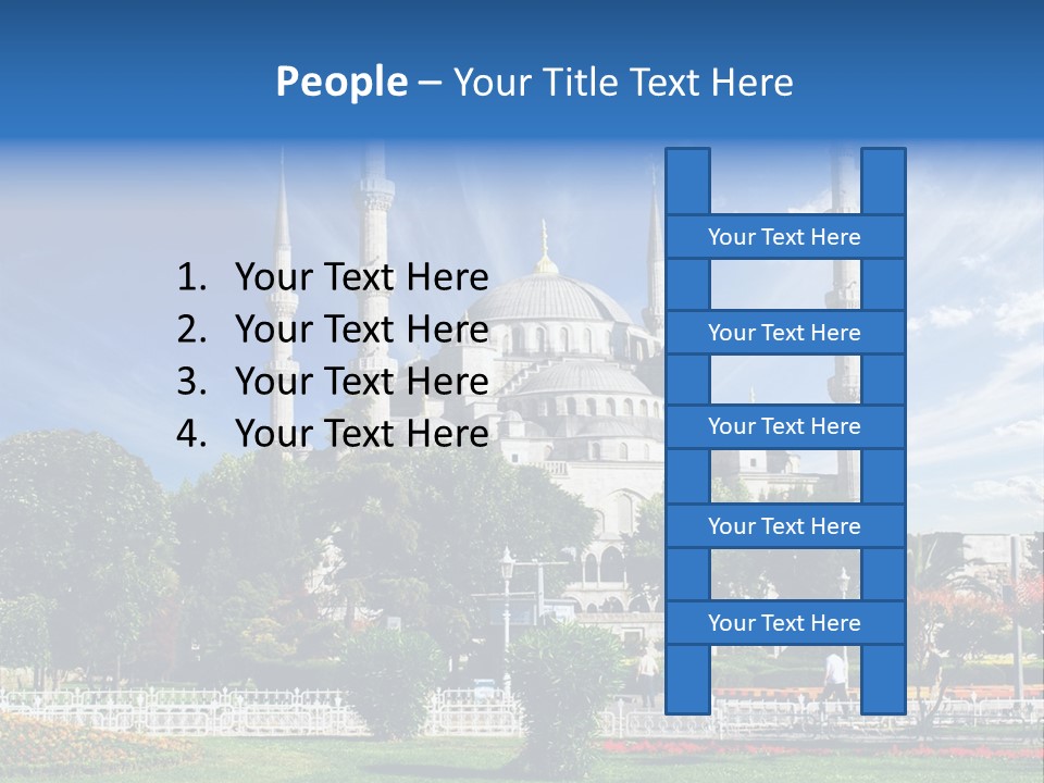 Roof Orient Tower PowerPoint Template