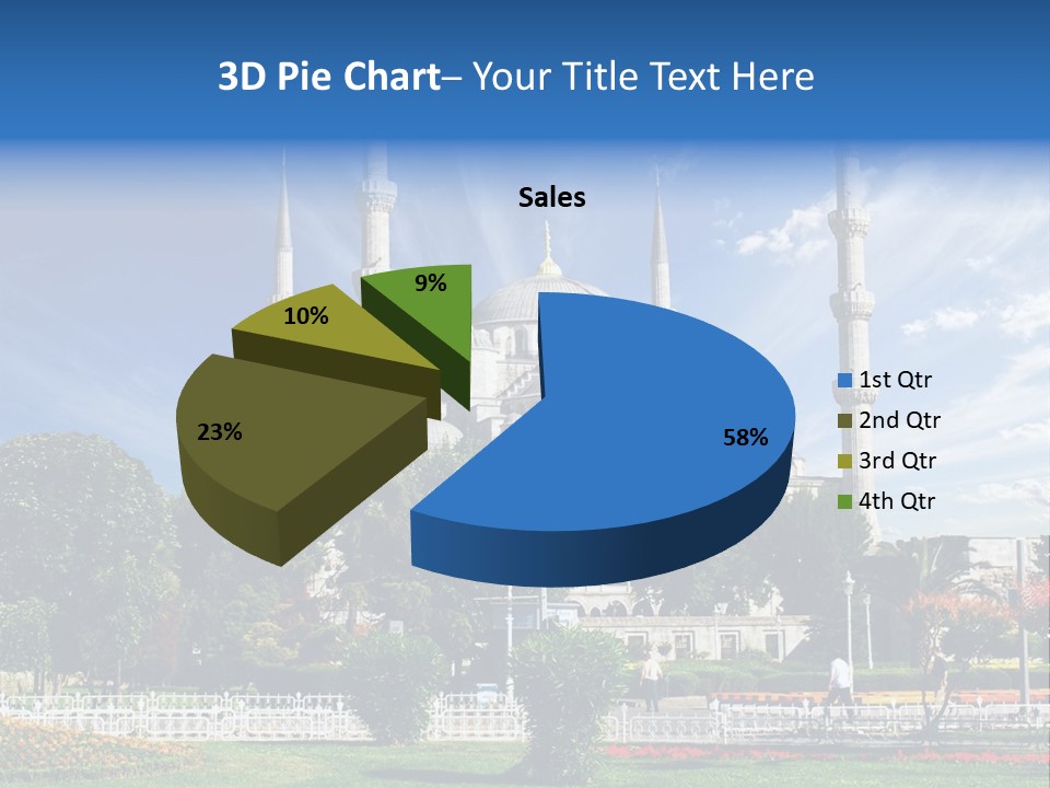 Roof Orient Tower PowerPoint Template
