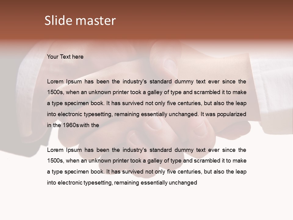 Cooperation Concept Contract PowerPoint Template