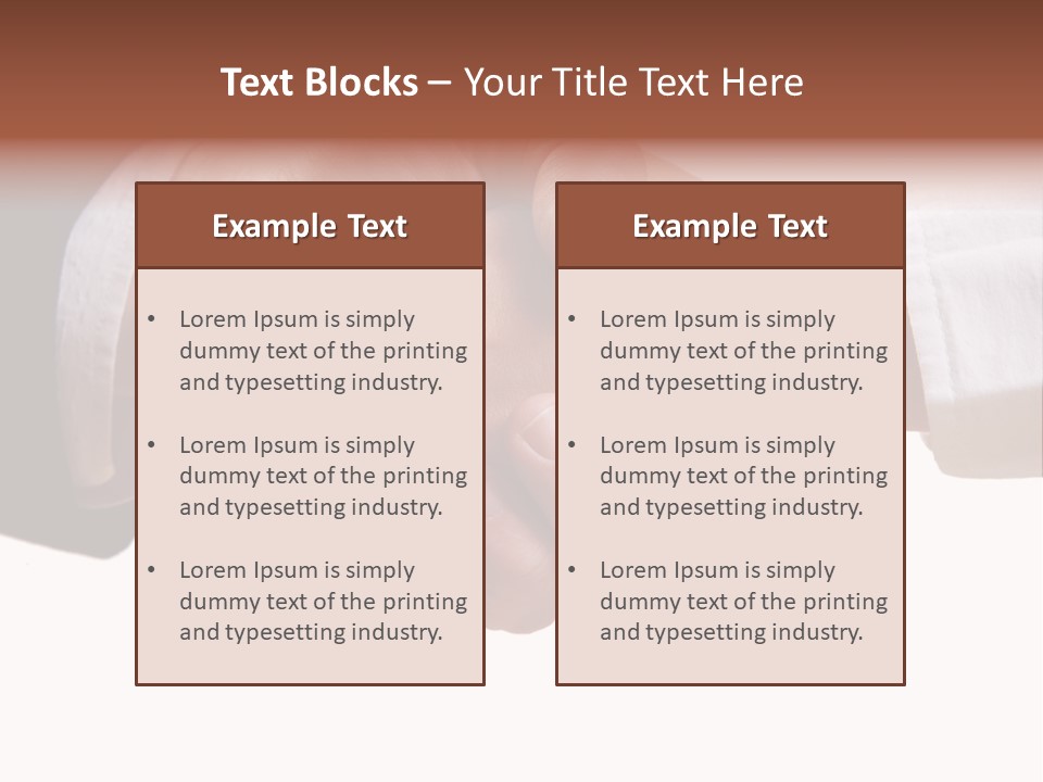 Cooperation Concept Contract PowerPoint Template