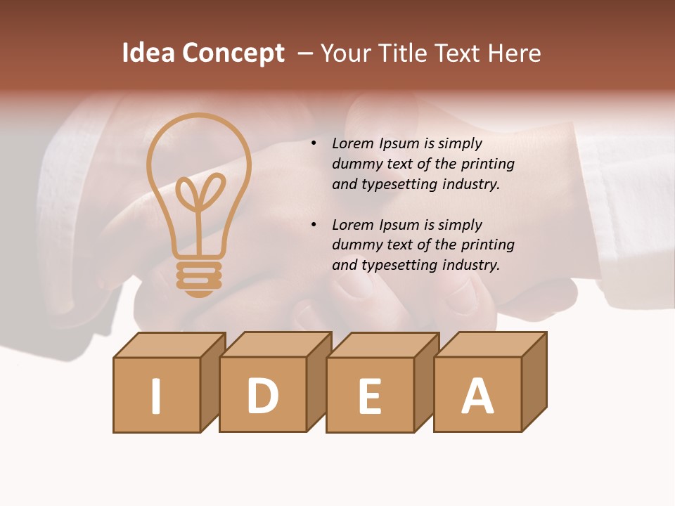 Cooperation Concept Contract PowerPoint Template