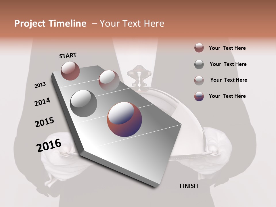 Male Meal Dining PowerPoint Template