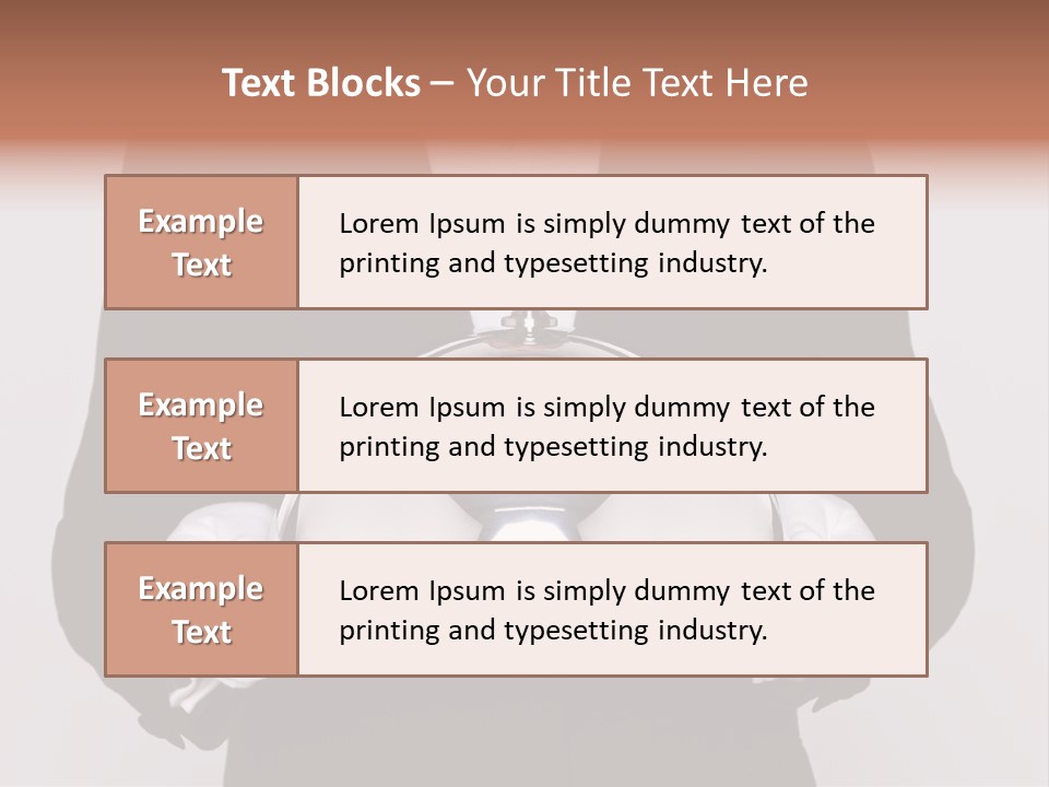 Male Meal Dining PowerPoint Template
