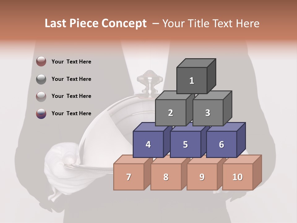 Male Meal Dining PowerPoint Template