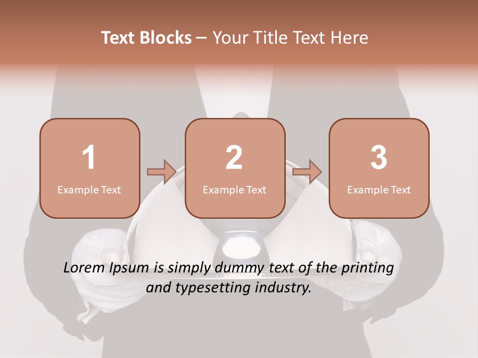 Male Meal Dining PowerPoint Template